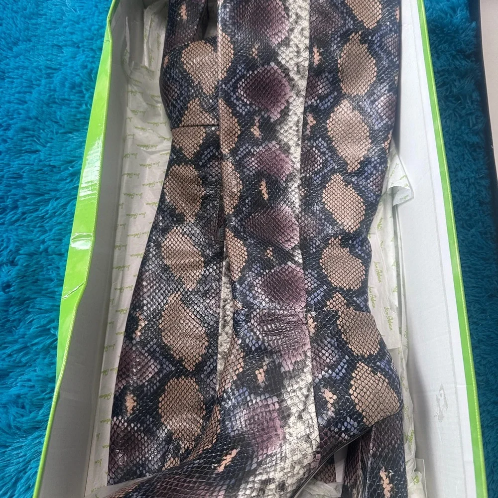 Sam Edelman Snakeskin Pattern Sexy Boots